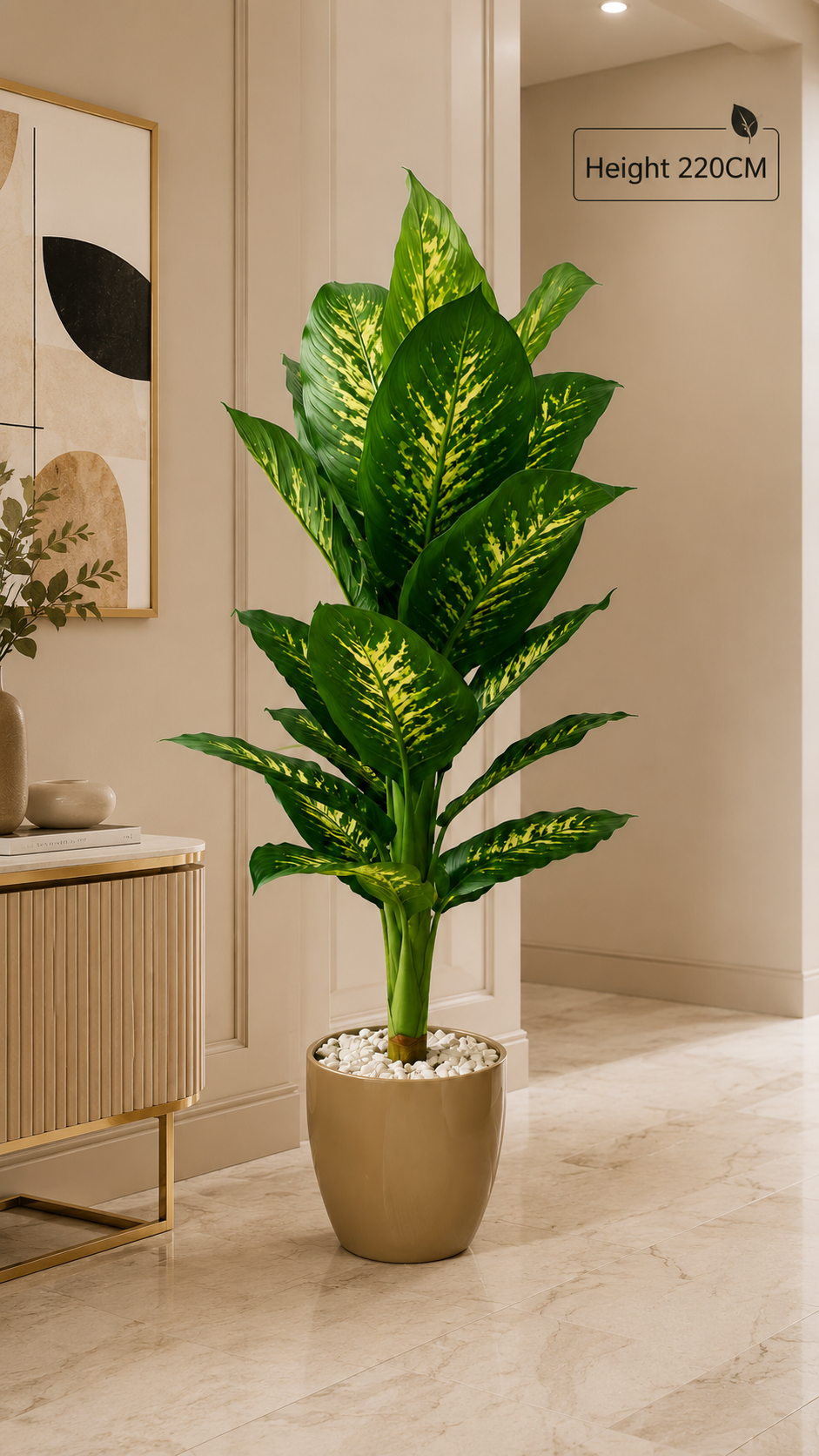 Premium Yellow Banana Tree 220cm شجرة الموز - Image 4