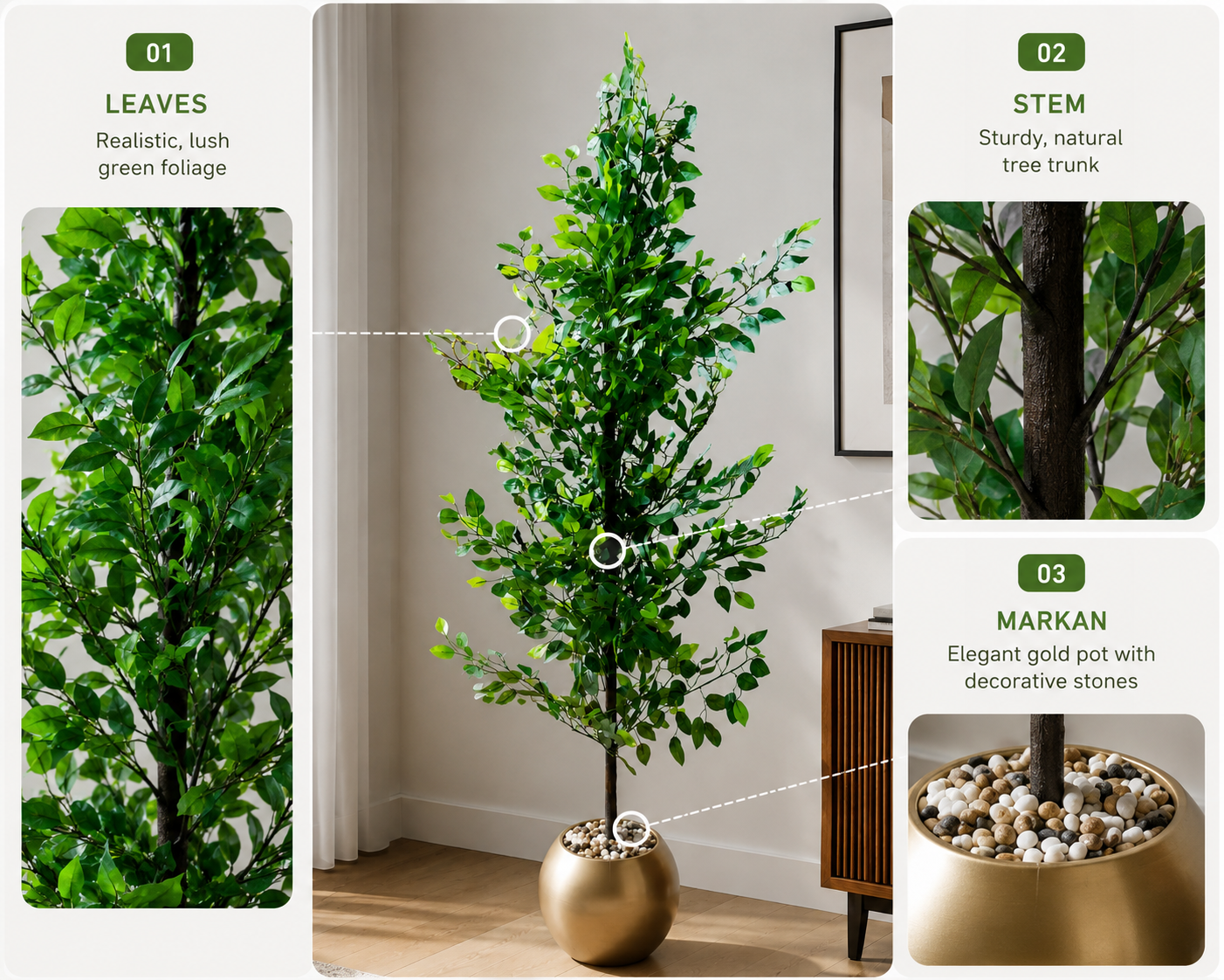 Indoew Mango Tree-شجرة-مانجو ( Hight 160CM) - Image 3
