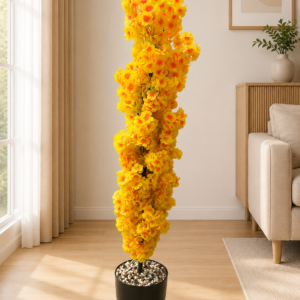 Yellow Blossom Tree شجرة الزهور الصفراء  [ Height 220 cm ]