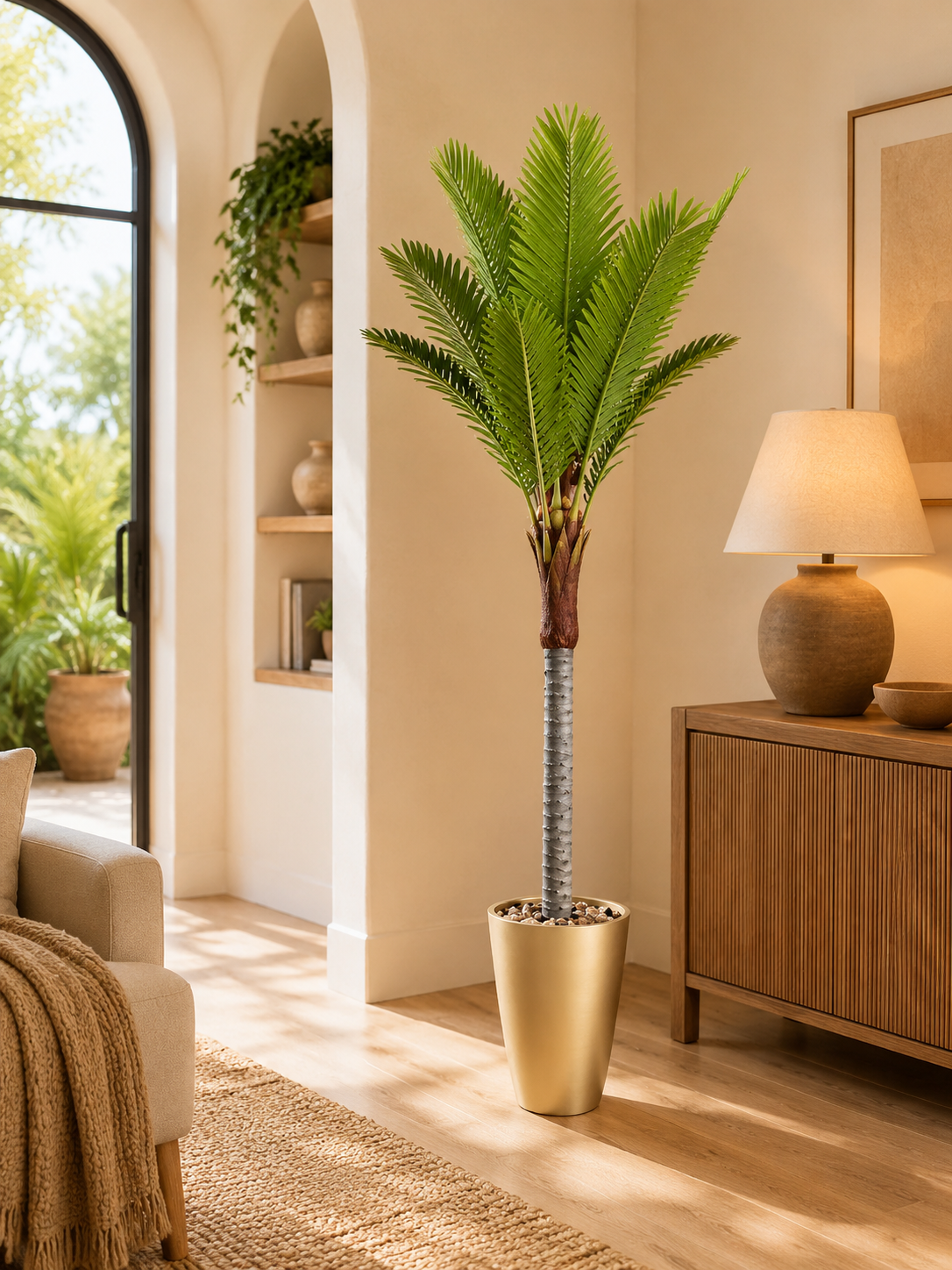 Artificial Palm Tree ( Nakhal )شجر النخيل ( Hight 220CM)