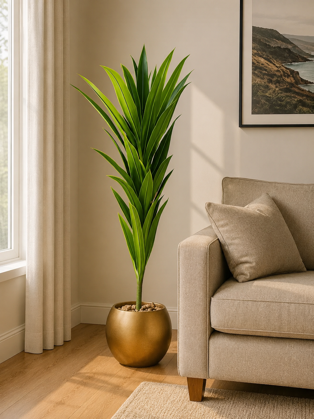 Dracaena Lemon Lime Plant نبات الدراسينا ( Hight 210CM)