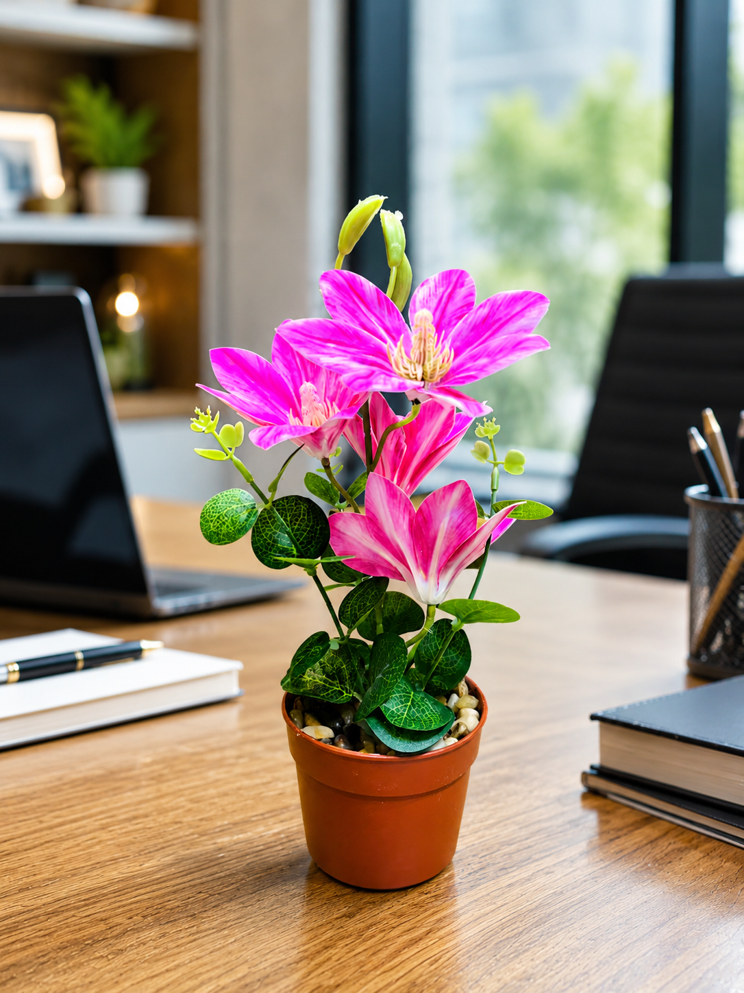 “Add a Splash of Color 🌸 Vibrant Pink Desk Plant” - Image 2