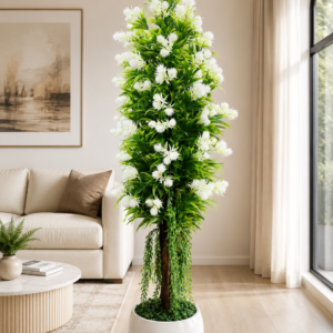 Elegant White Blossom Tree 220 CM