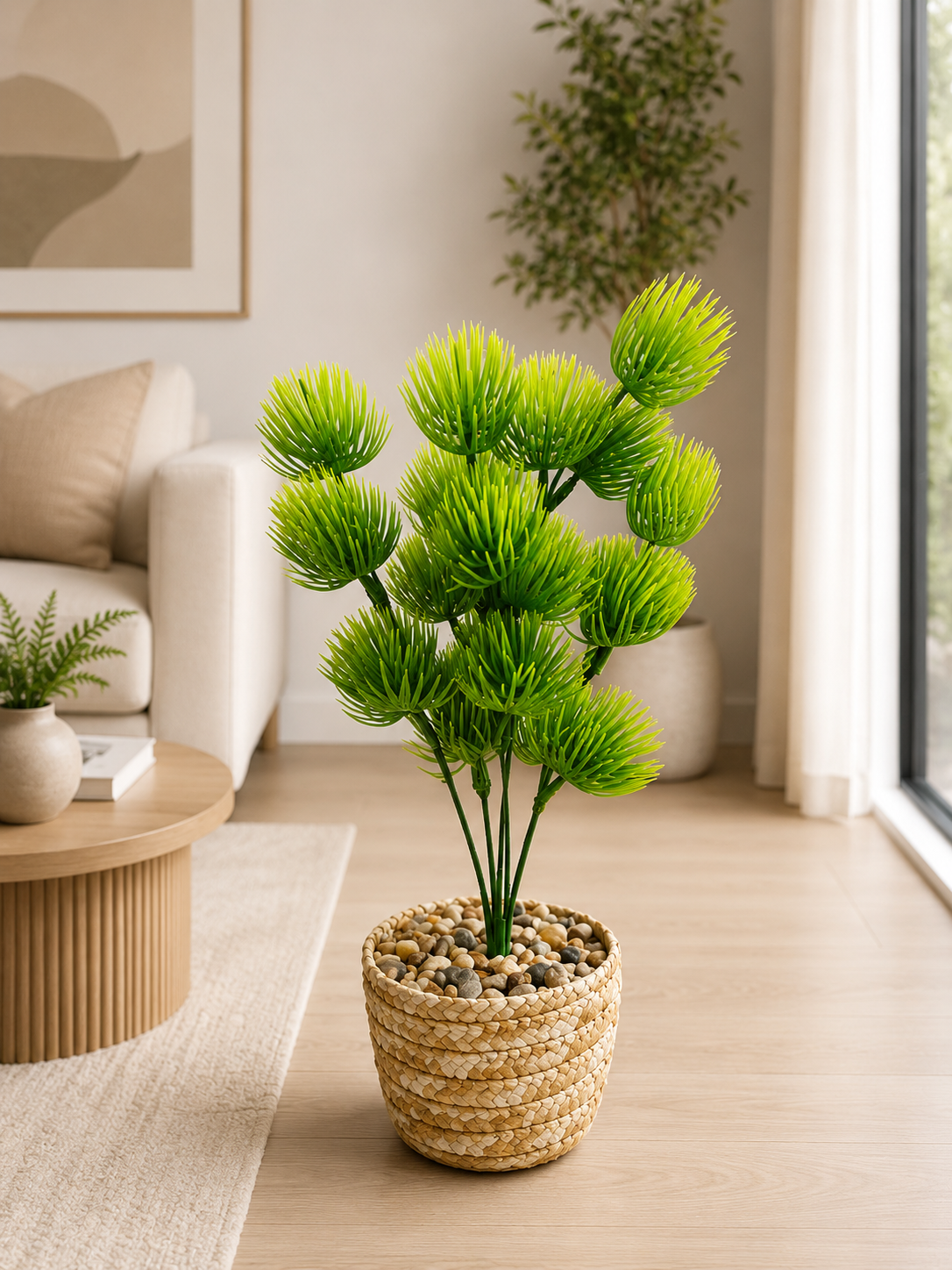 🌿 Mini Luxury Green Pine Plant – Elegant Artificial Desk Decor 35cm - Image 2