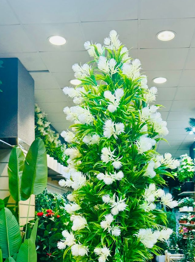 Elegant White Blossom Tree 220 CM - Image 4
