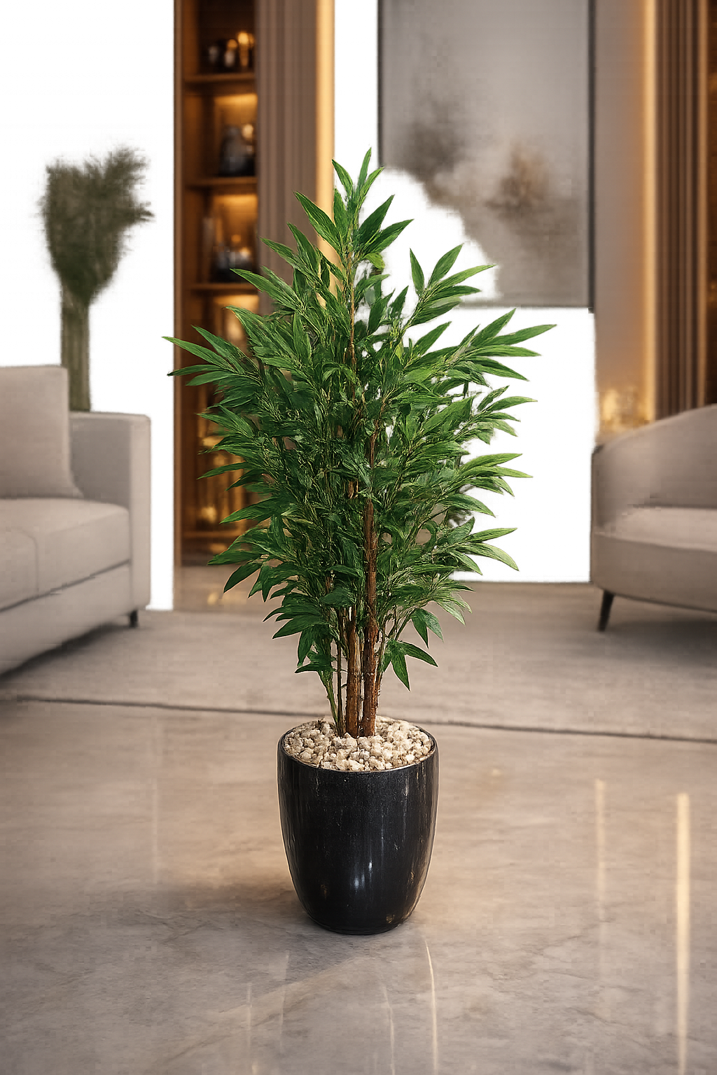 Faux Bamboo Tree 90CM نبات الخيزران الصناعي